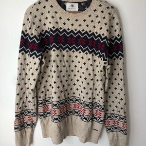 On the Byas Christmas sweater